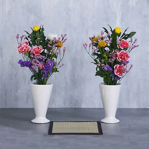 仏壇の花(1対)