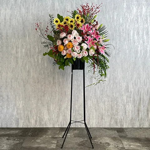 季節のお任せスタンド花