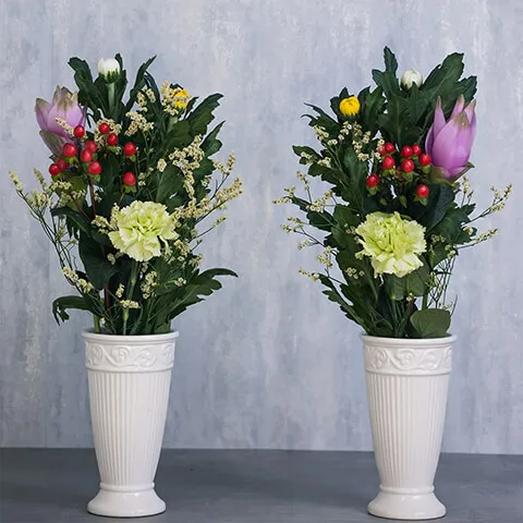 お墓・お仏壇の花(1対)